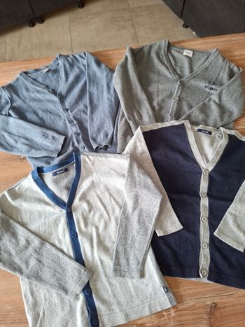 Lot gilets garçon 