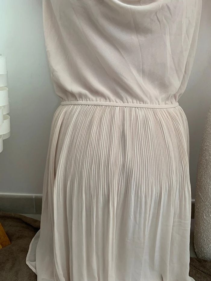 robe d'ete H&m crème rose taille 38 - photo numéro 2