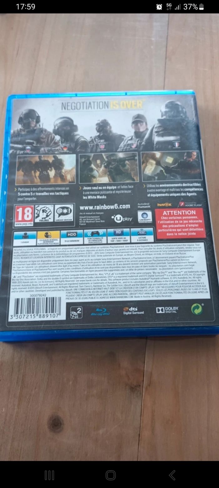 Rainvow six siege ps4 - photo numéro 3