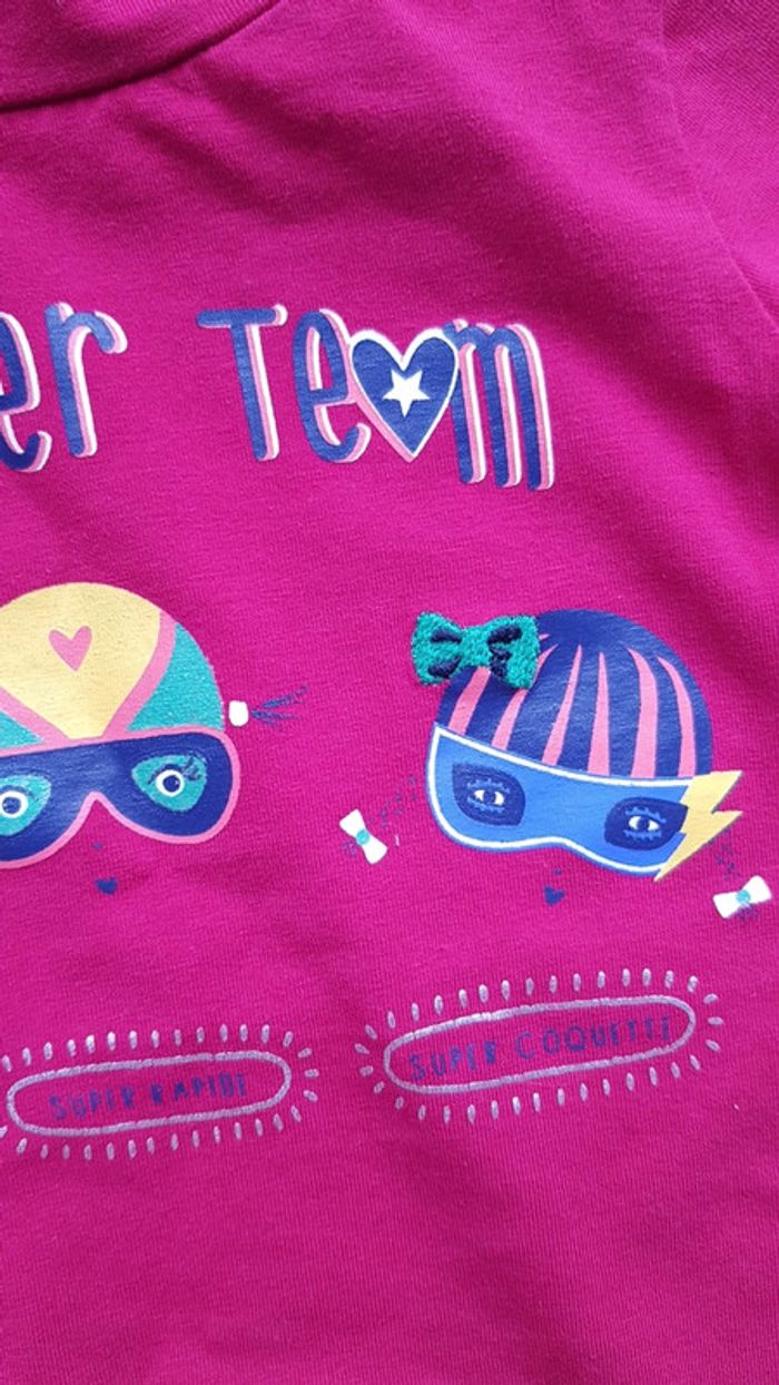 Ensemble 2 pièces fille 3ans dpam kiabi - photo numéro 4