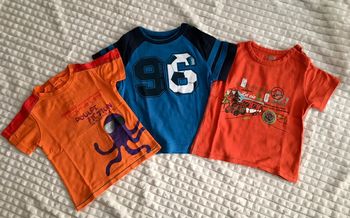 Tee-shirts garçon 24 mois/2 ans (lot de 3)