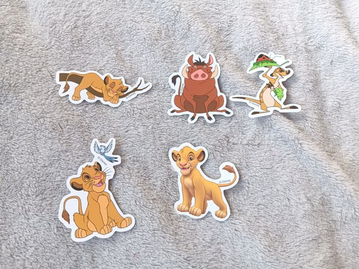 Lot 15 stickers roi lion - photo numéro 2