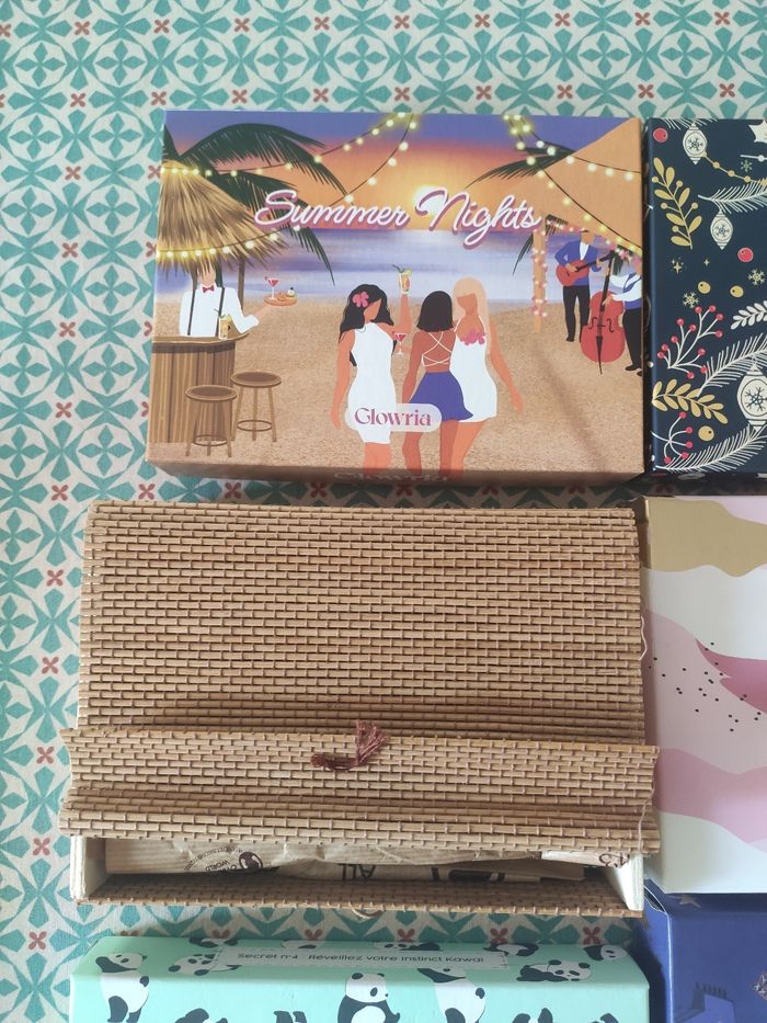 7 boîtes de rangement en carton - photo numéro 2
