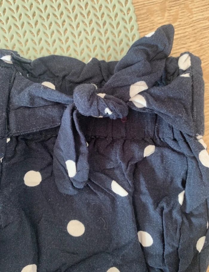 Ensemble fille pentalon leger/fluide a pois et t-shirt - 9mois - kiabi - photo numéro 8