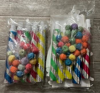 Jeu sarbacane avec boules