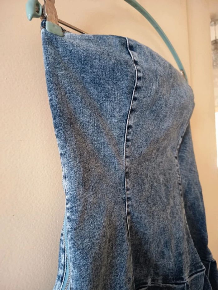 Robe jeans bustier . Marque shein - photo numéro 2