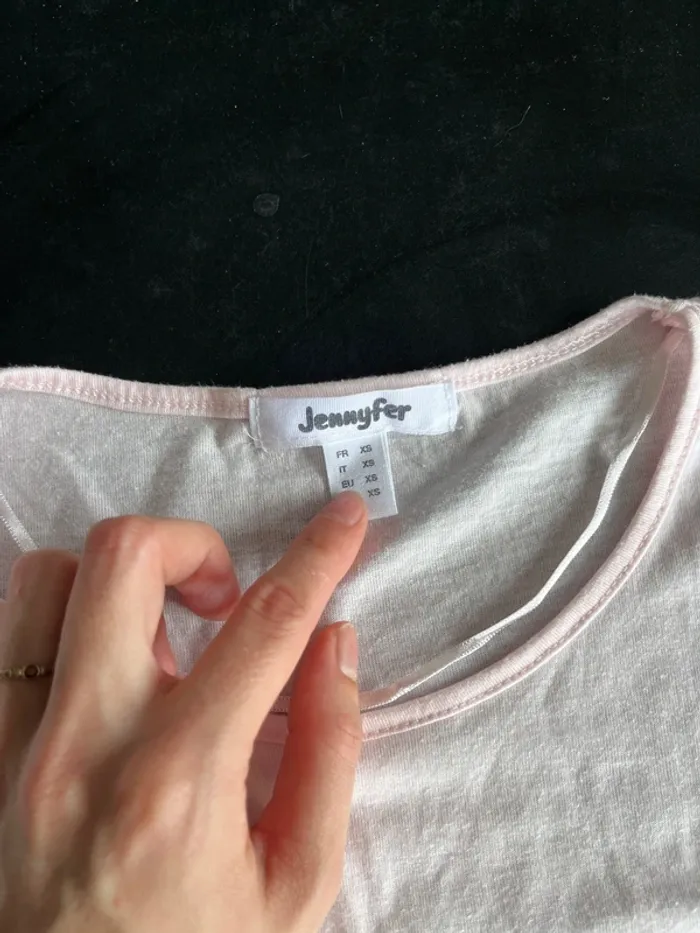Teeshirt rose XS - photo numéro 3