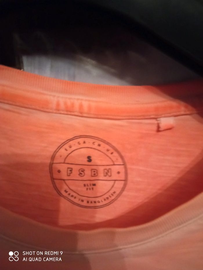 Tee shirt orange FSBN - photo numéro 2