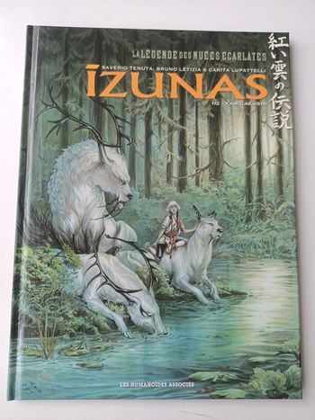 BD la légende des nuées écarlates izunas tome 1/2 Kamigakushi