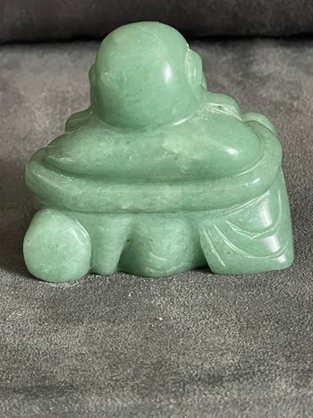 Buddha, rieur en jade porte-bonheur
