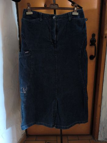 Jupe jean longue 
