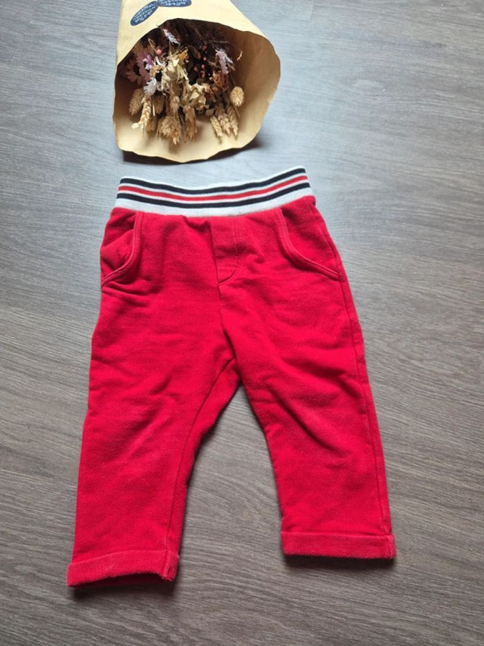 Magnifique pantalon rouge souple Miniman 2 ans