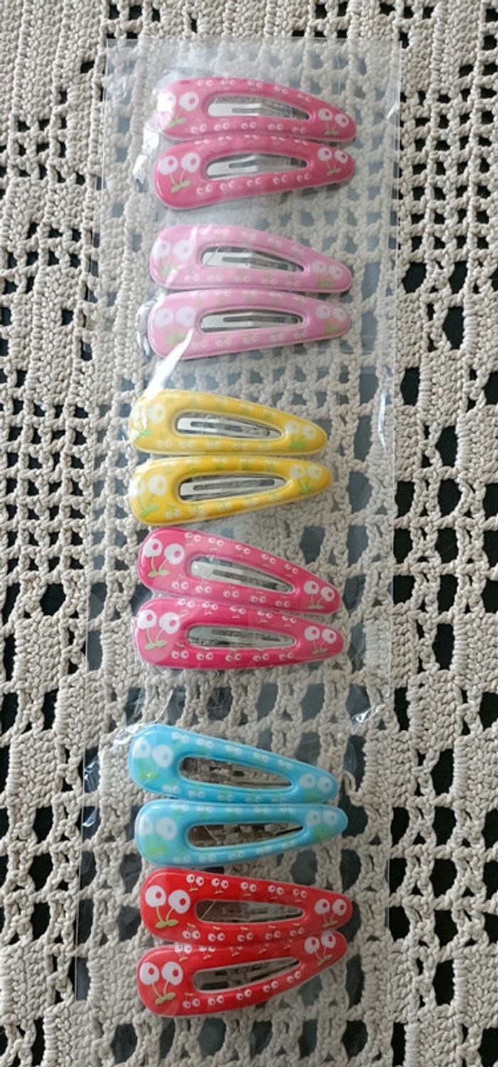 11 paires de barrettes neuves - photo numéro 4