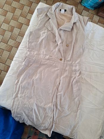 Robe mi longue avec col