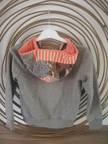 Sweat zippé à capuche IKKS T10ans