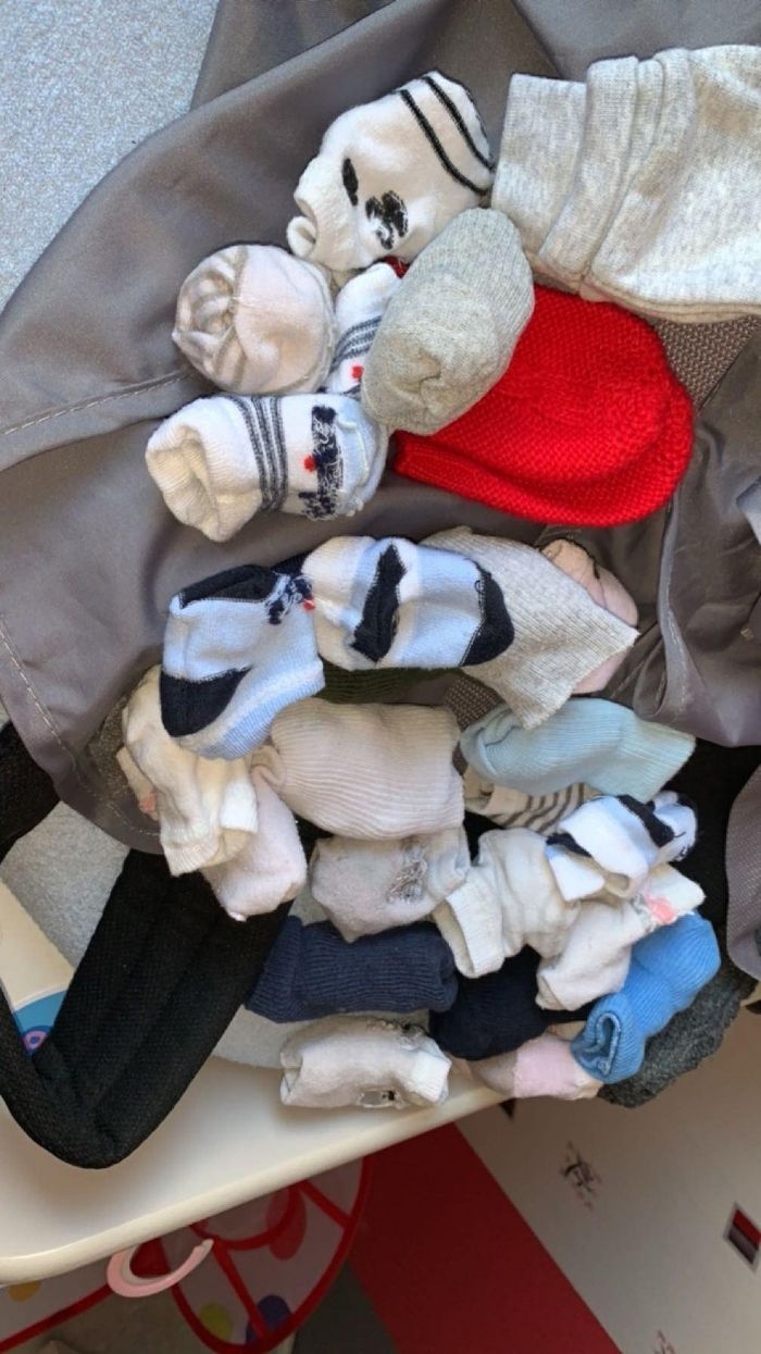 Lot bonnet chaussette mouffle - photo numéro 2