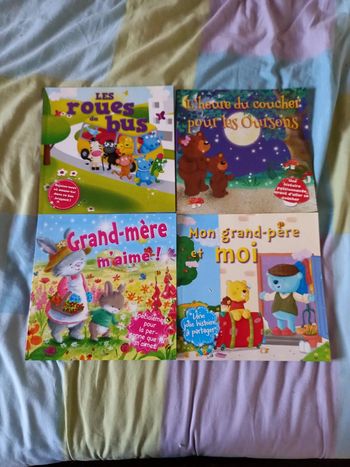 Lot 4 livres grand mère m'aime