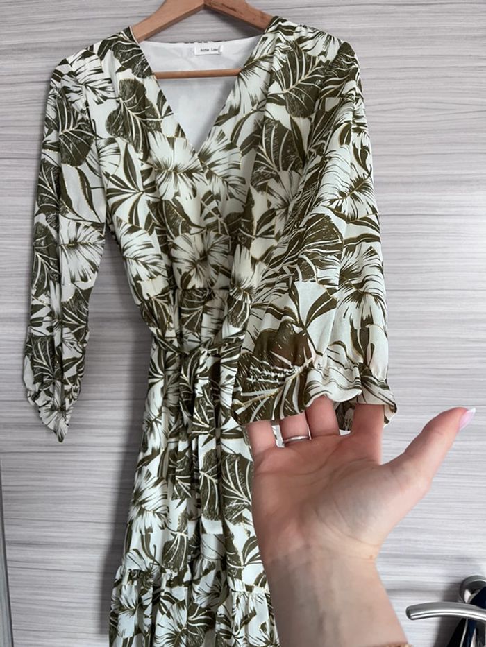 Robe imprimé feuilles, taille M/L – Style tropical chic - photo numéro 2