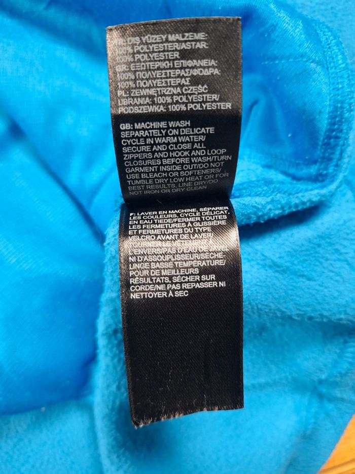 Polaire légère zippée the north face bleu femme - taille 2XL - brodé - photo numéro 9