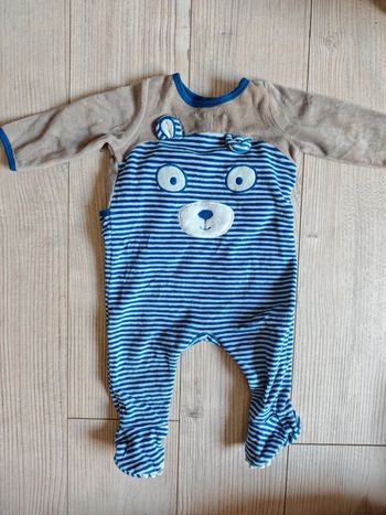 Pyjama velours 6 mois