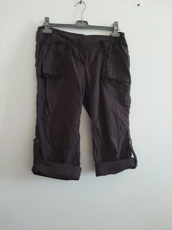 Pantacourt marron t42