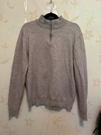 Pull beige col montant taille L