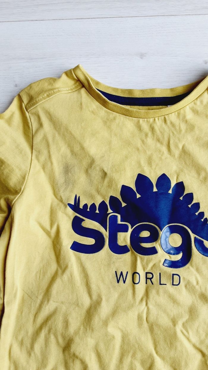 Vêtement garçon Okaïdi tee-shirt manches courtes dinosaure Stégosaure 6 ans - photo numéro 2