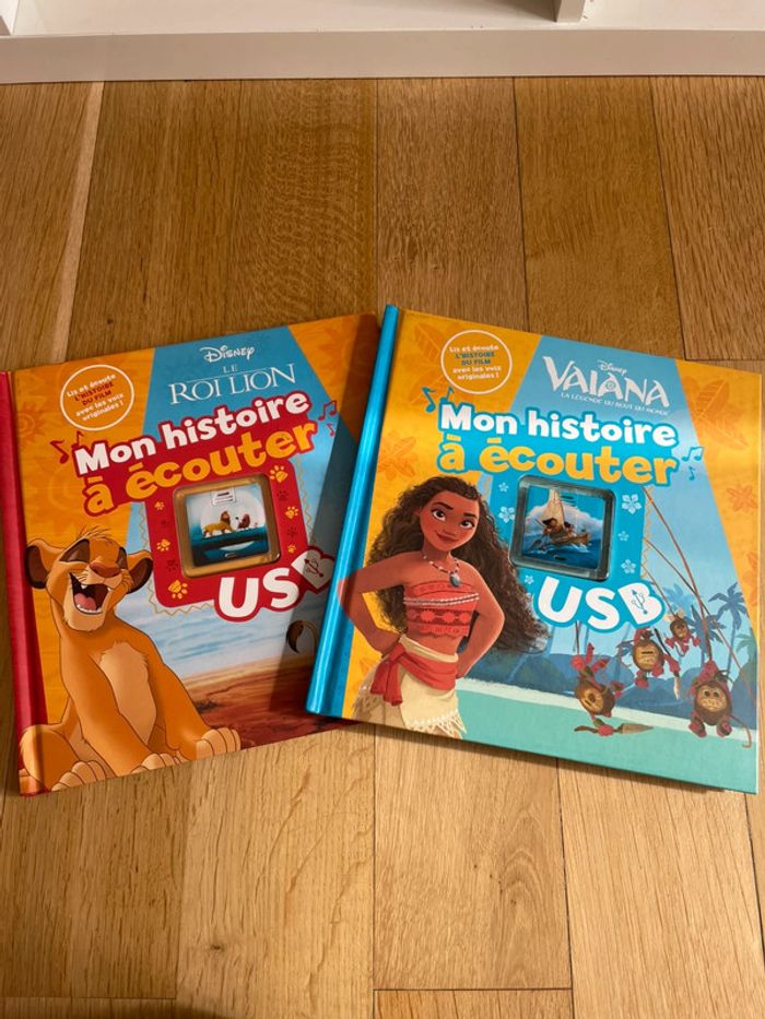 Livres mon histoire à écouter avec clé USB