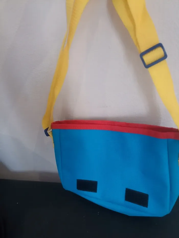 Sacoche enfant YO-KAI watch bleu et jaune - photo numéro 4