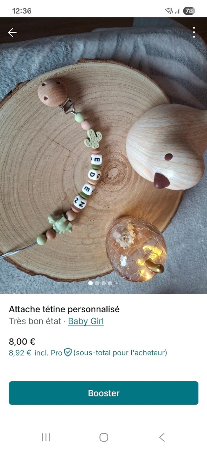 Attache tétine personnalisé - photo numéro 9