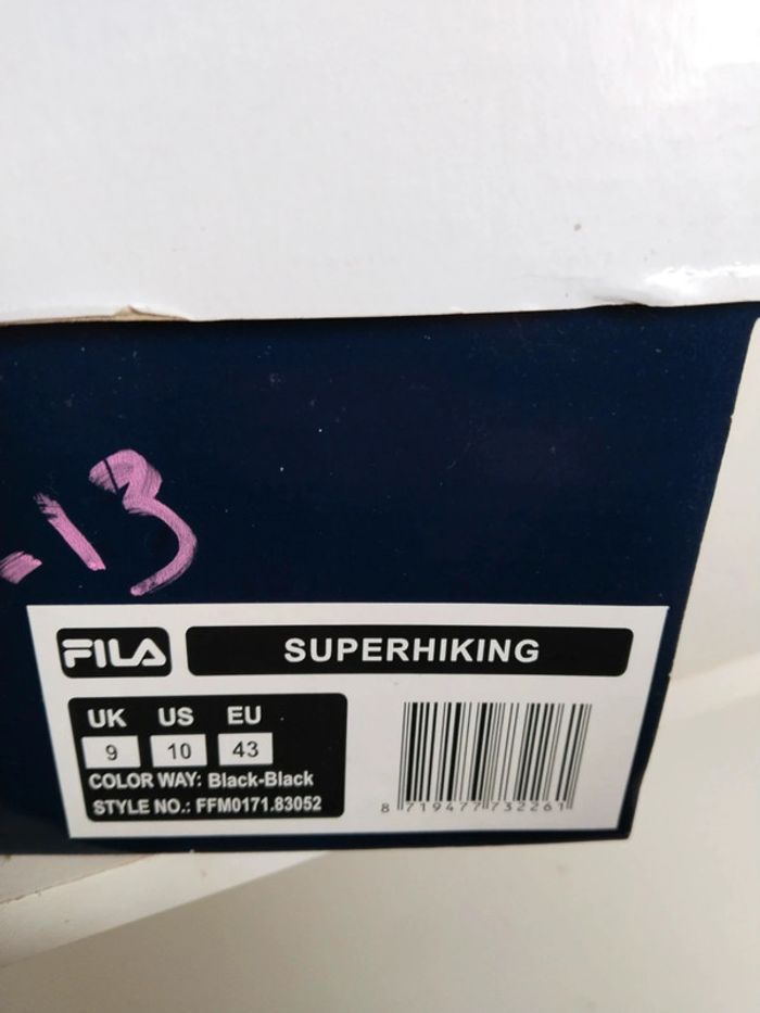 baskets sneakers FILA cuir homme neuves P 43 - photo numéro 12