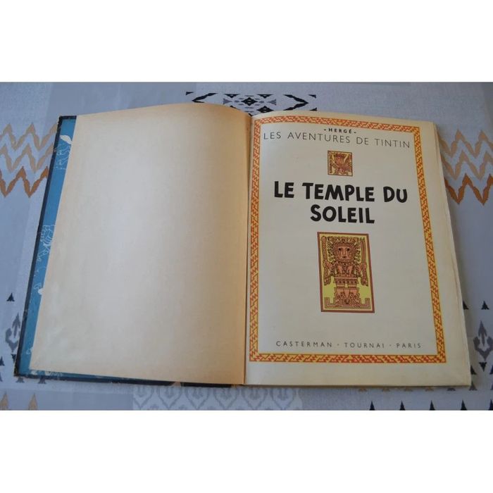 Tintin le Temple du Soleil EO B3 1949 - photo numéro 5