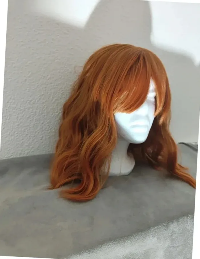 Perruque Naturelle Rousse Glamour Tendance - photo numéro 3