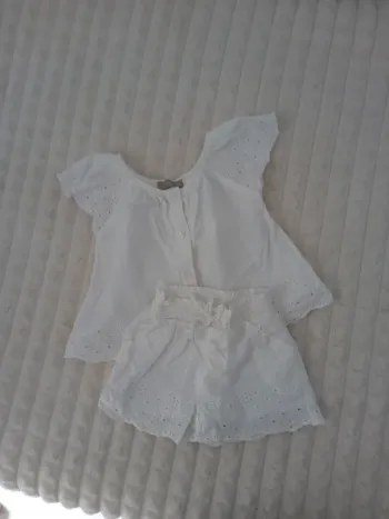 Ensemble brodé 3/6mois 🌼👧