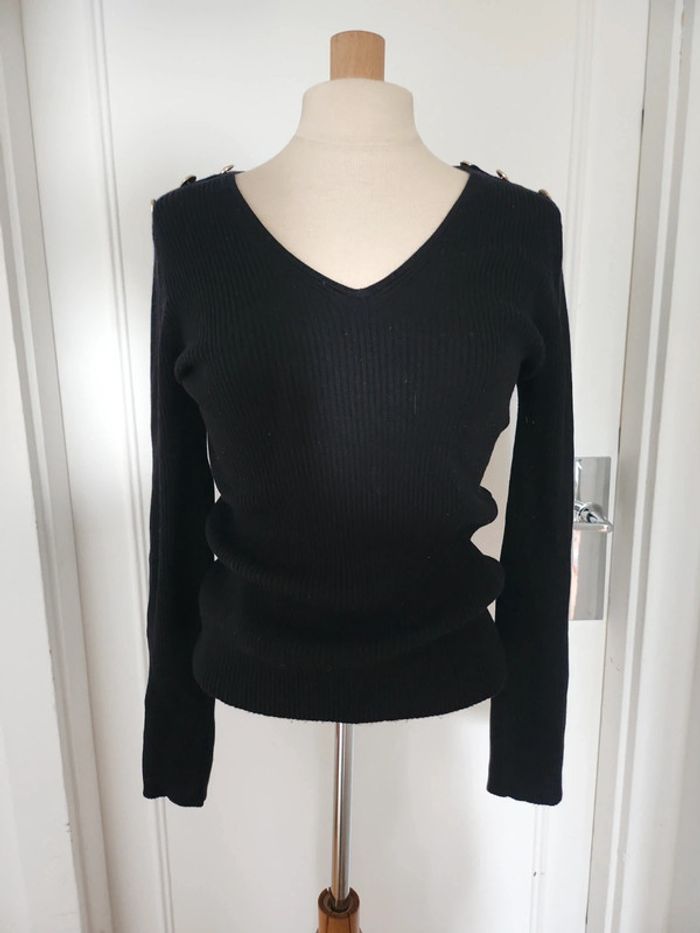 Pull col V Morgan - photo numéro 2