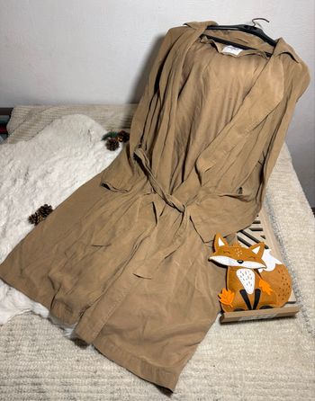 Trench femme mi long - camel • taille XL 