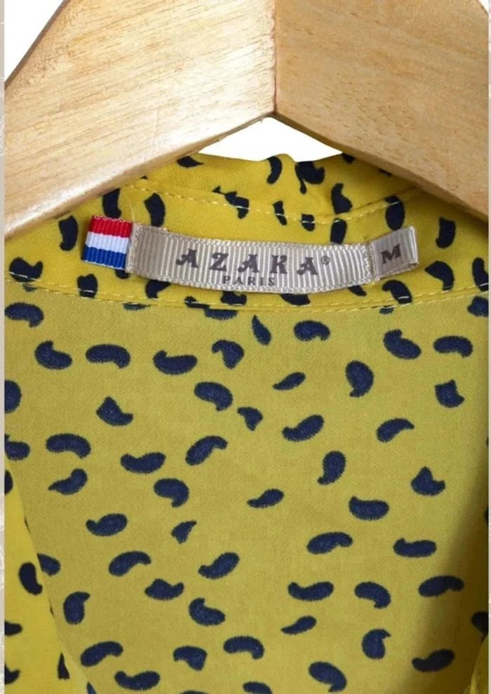 Robe chemise jaune à pois - Azara Paris - Taille M - photo numéro 8