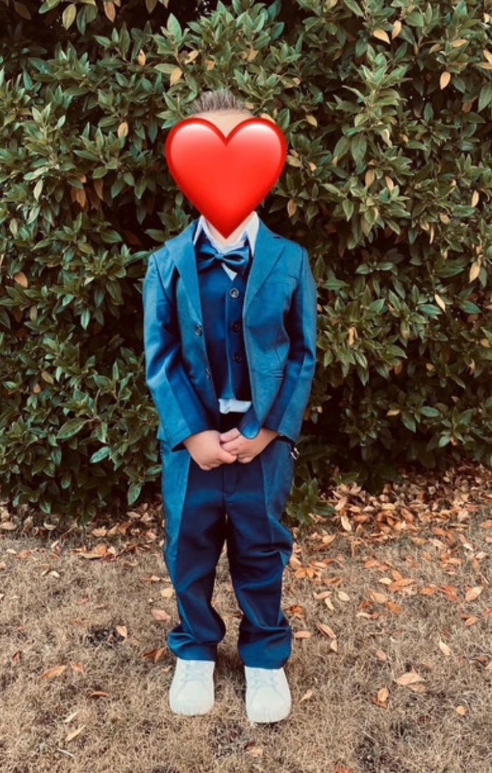 Costume taille 3 ans bleu marine