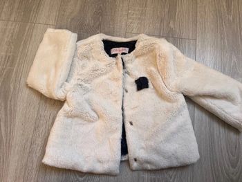 Veste Fausse fourrure bébé fille 2 ans