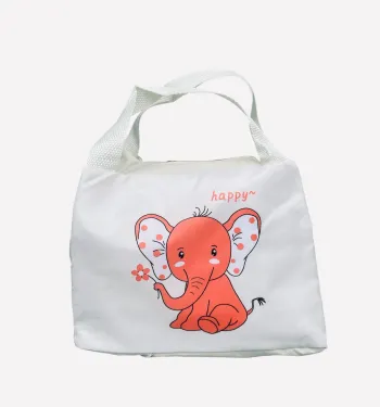 Sac isotherme Happy Motif éléphant 17 x 22.5 x 12 cm Neuf