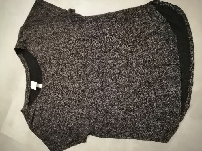 top noir et blanc taille M H§M neuf - photo numéro 2