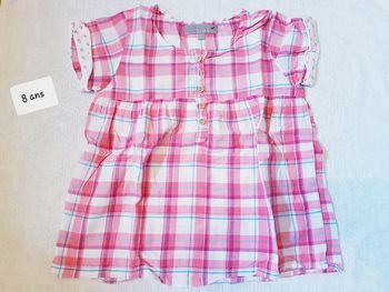 Tunique lisa rose 8 ans