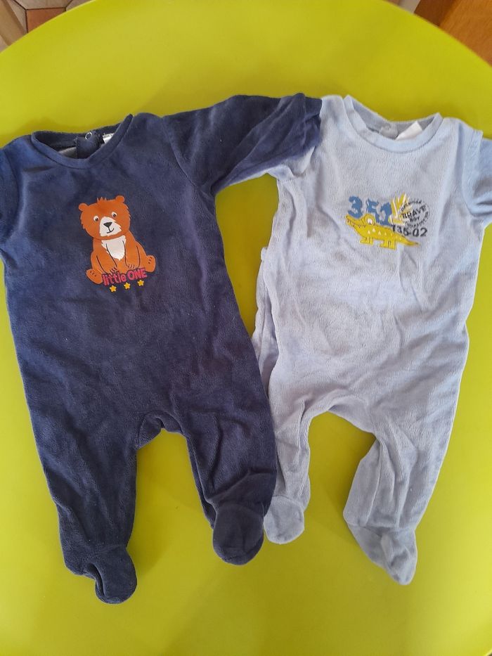 2 pyjama garçon 3 mois