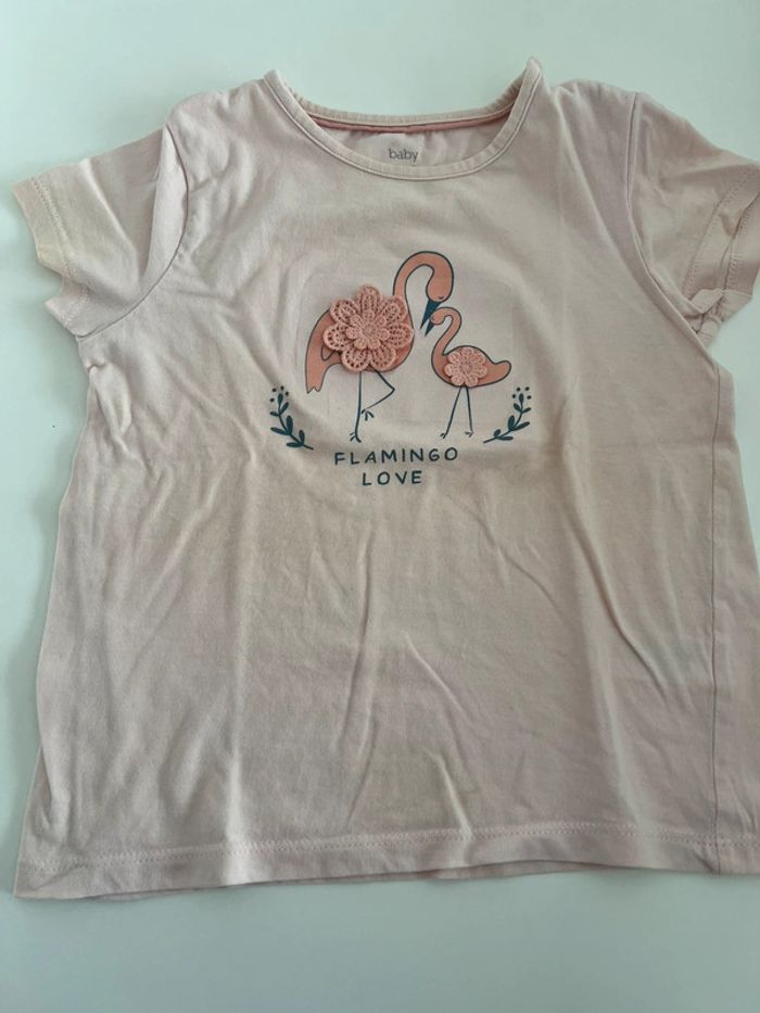 T-shirt C&A flamingo 98cm