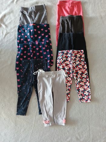 Lot leggings 12 mois