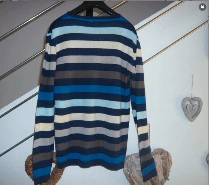🤩 Pull mixte chic état NEUF little Marcel tip top taille S marinière - photo numéro 2