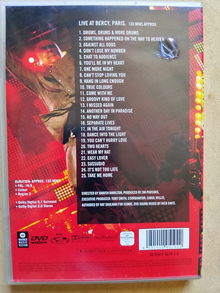 DVD de Phil Collins - photo numéro 2