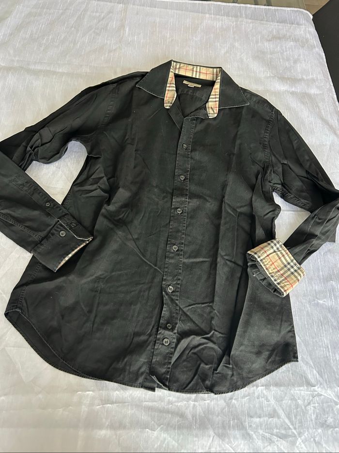 Chemise burberry noir
