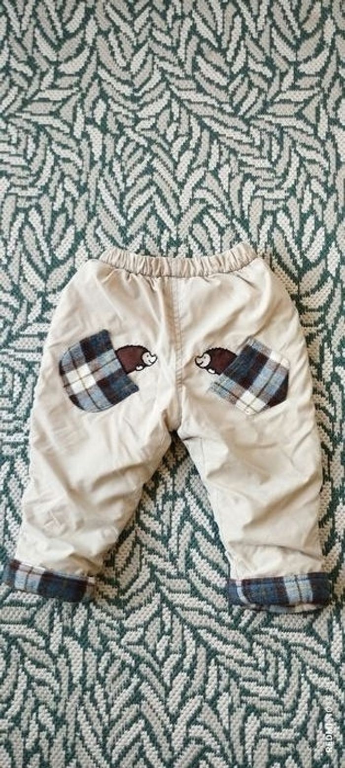 Pantalon doublé 12mois