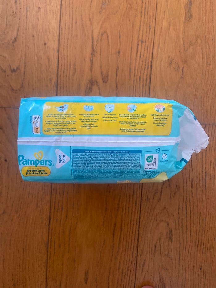 Couches Pampers Premium taille 1 - photo numéro 2